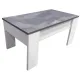 MESA CENTRO ELEVABLE GALA BLANCO-CEMENTO