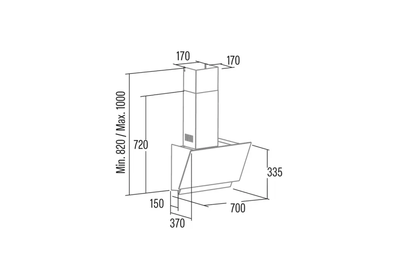Campana Extractora Juno 7000 GBK Electro - Alta Eficacia