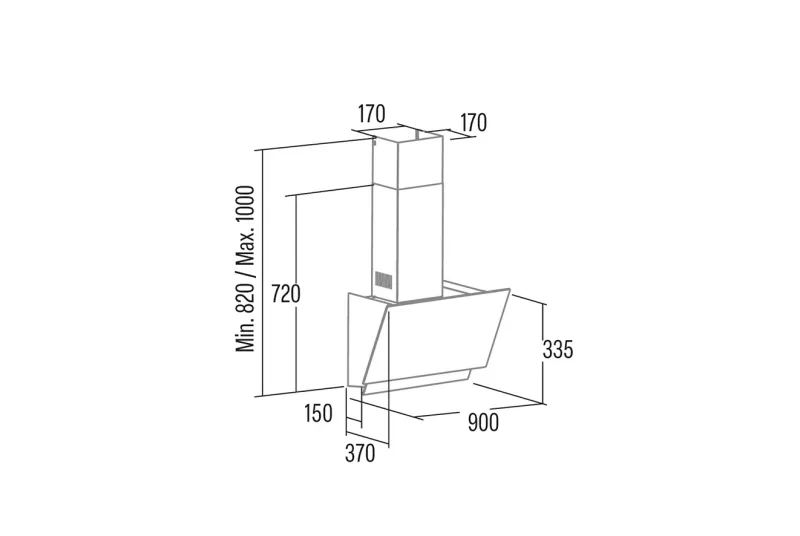 Campana Extractora Juno 9000 GBK Electro - Alta Eficacia