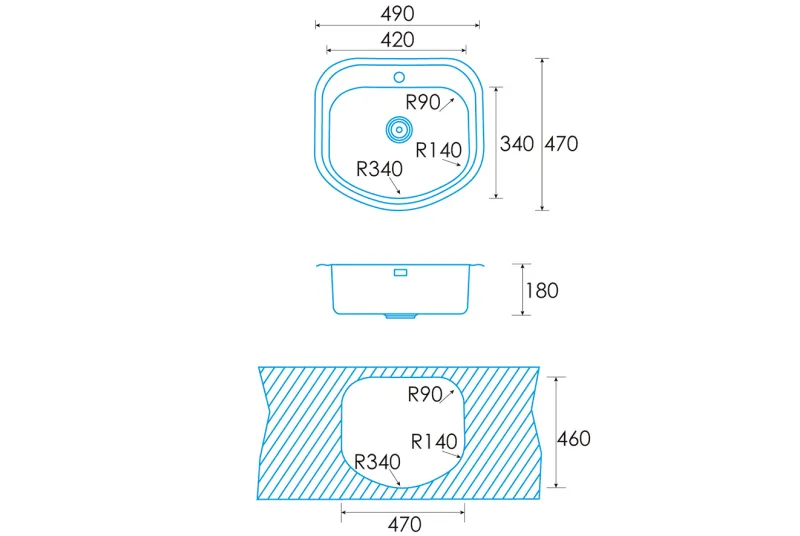 Fregadero de Cocina K2 SE 47 1C Electro | Compra en Alicante con Envío a Toda España