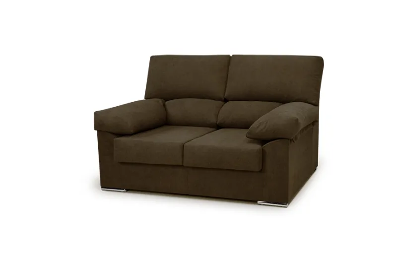 Sofá de 2 Plazas Koké en Tela Magnolia Color Plomo | Comprar en Alicante