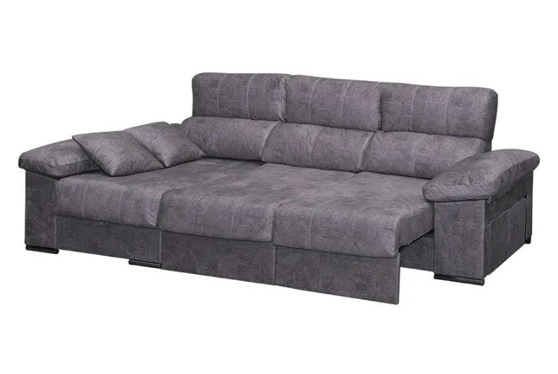 SHAISELONGUE CAMA IZDA. ROMA TAP. MAGNOL CEMENTO