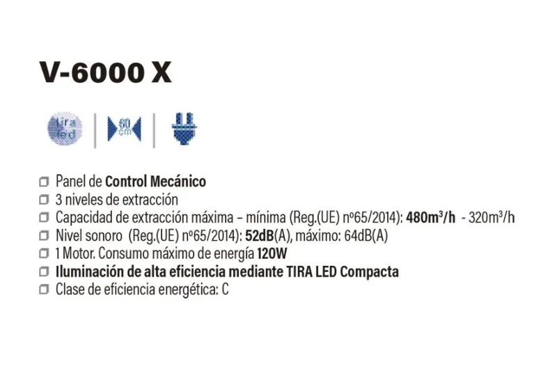 CAMPANA VK-6000 X ELECTRO. STOCK