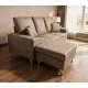 SHAISELONGUE REVERSIBLE DUQUE TAP.NOLIA PIEDRA