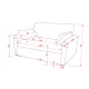 SOFA CAMA CON BRAZOS CIRO GRIS
