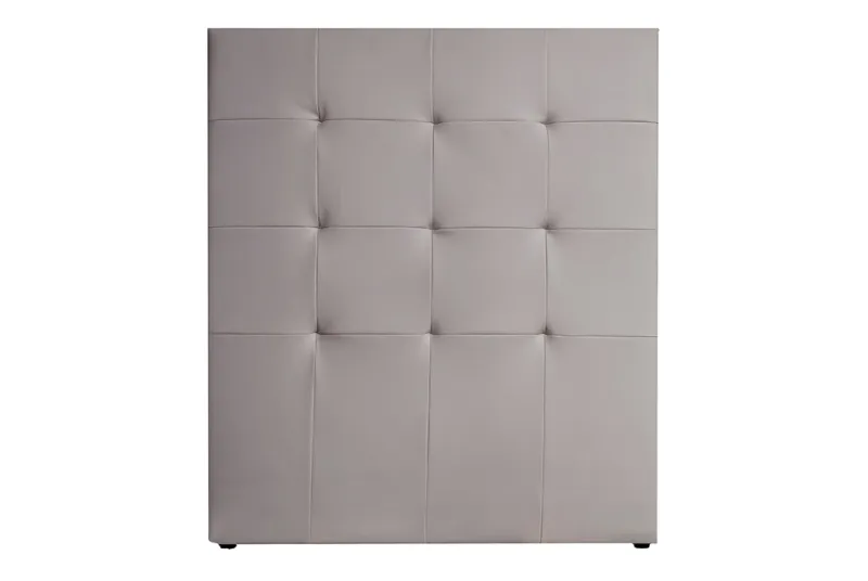 Cabecero Juvenil Liam Tapizado en Piel Gris | Diseño Moderno para Dormitorios