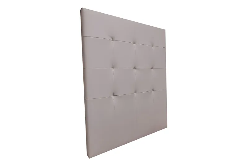 Cabecero Juvenil Liam Tapizado en Piel Gris | Diseño Moderno para Dormitorios