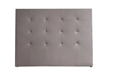 CABECERO MATRIMONIO 160CM LIAM TAP.PU GRIS