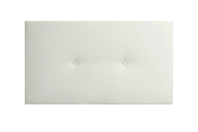 Cabecero Juvenil Noah Tapizado en Piel Blanca | Diseño Moderno