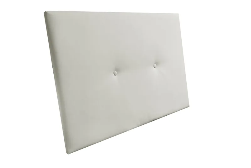 Cabecero Juvenil Noah Tapizado en Piel Blanca | Diseño Moderno