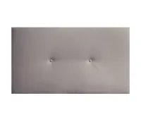 Cabecero juvenil Noah tapizado en piel gris