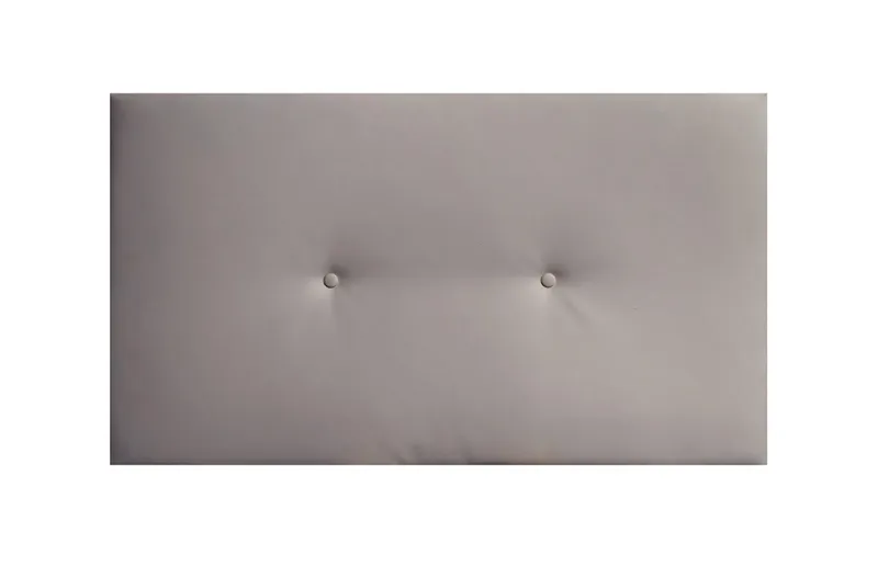 Cabecero Juvenil Noah Tapizado en Piel Gris - Diseño Moderno para Dormitorios