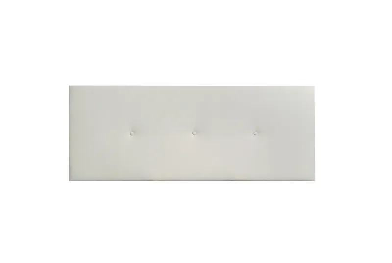 Cabecero de Piel Blanco Noah para Cama Matrimonio 160 cm