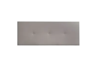 CABECERO MATRIMONIO 160CM NOAH TAP.PU GRIS