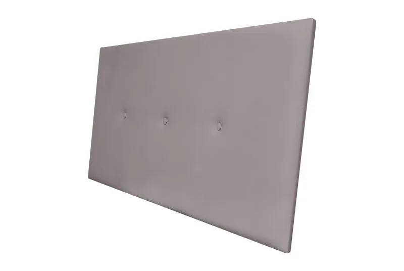 Cabecero de Cama Matrimonio Noah en Piel Gris | Diseño Moderno