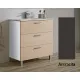 Módulo de Baño con 3 Cajones 80 cm Color Antracita | Compra Online
