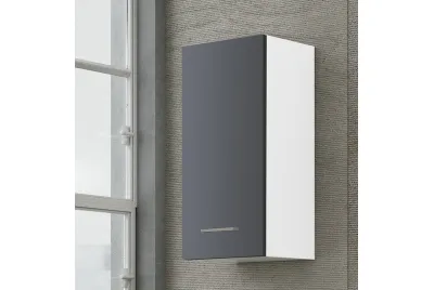 Módulo para colgar en baño de 1 puerta 70 cm antracita