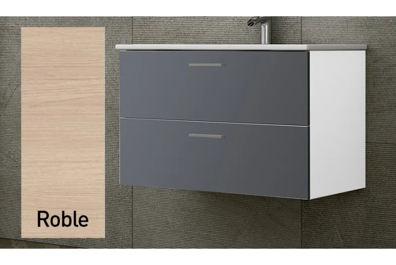 MODULO BAÑO 2 CAJONES 60CM EXPORT ROBLE TAUROS