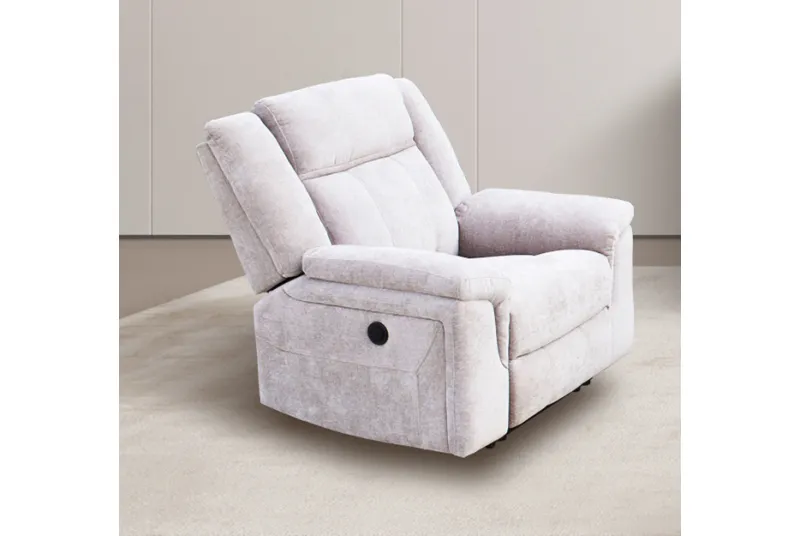 Sofá Relax Eléctrico de 1 Plaza Troya Color Beige | Confort y Tecnología