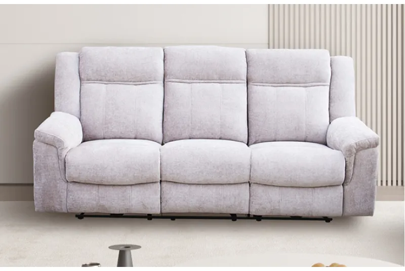 Sofá 3 Plazas Relax Eléctrico Troya Beige | Comodidad y Diseño