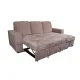 Cama Shaiselongue Nepal Beige | Diseño Moderno y Confortable