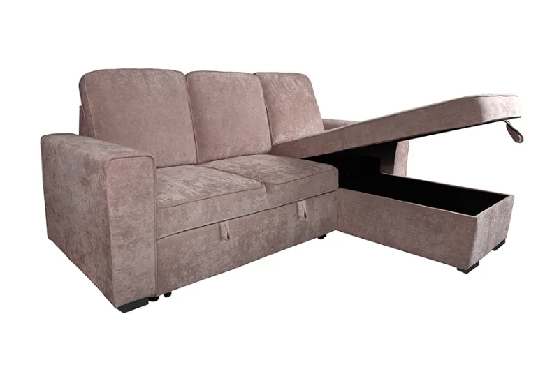 Cama Shaiselongue Nepal Beige | Diseño Moderno y Confortable