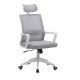 Silla de Oficina OF-2223 en Color Blanco y Gris | Ergonomía y Confort
