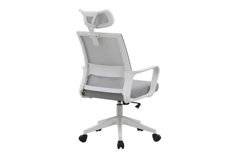 SILLA OFICINA ERGONOMICA OF-2223 BLANCO-GRIS