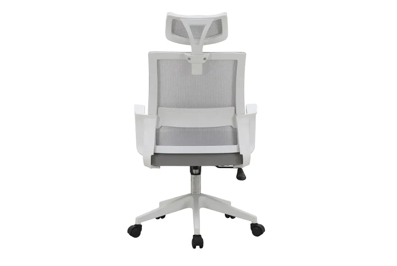 SILLA OFICINA ERGONOMICA OF-2223 BLANCO-GRIS