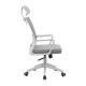 Silla de Oficina OF-2223 en Color Blanco y Gris | Ergonomía y Confort