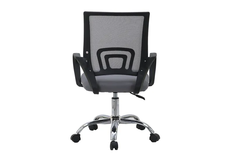 Silla de Oficina OF-2235 en Color Gris y Negro | Ergonomía y Confort