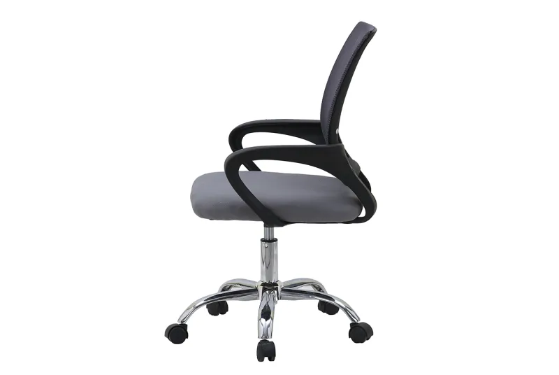 Silla de Oficina OF-2235 en Color Gris y Negro | Ergonomía y Confort