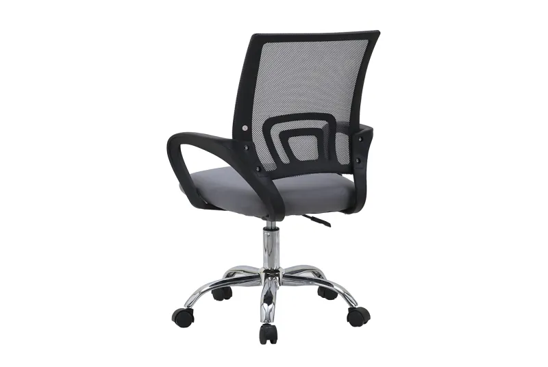 Silla de Oficina OF-2235 en Color Gris y Negro | Ergonomía y Confort