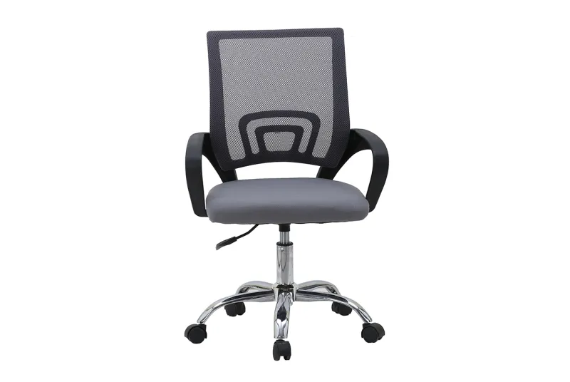 Silla de Oficina OF-2235 en Color Gris y Negro | Ergonomía y Confort