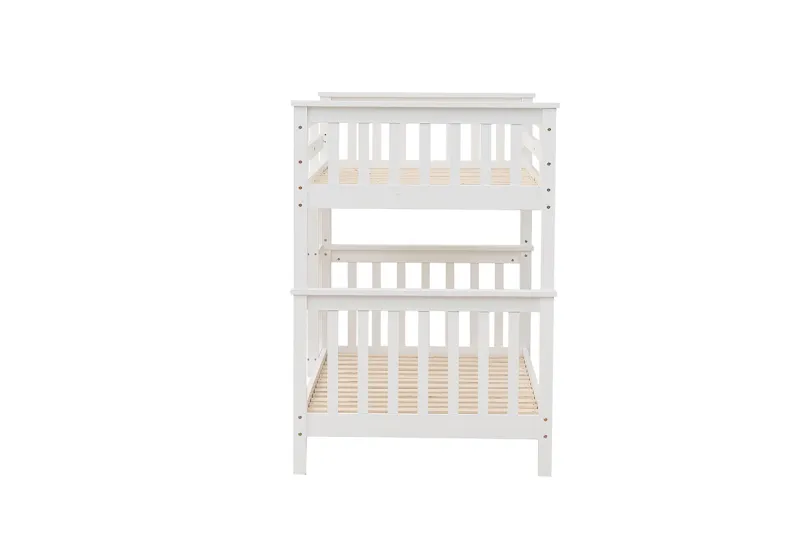 LITERA MADERA CAMILA BLANCA