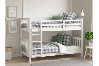 LITERA MADERA CAMILA BLANCA