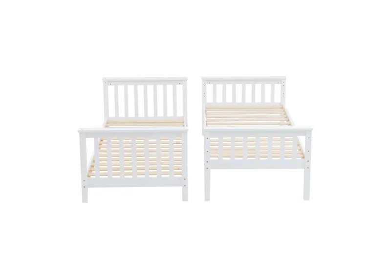 LITERA MADERA CAMILA BLANCA