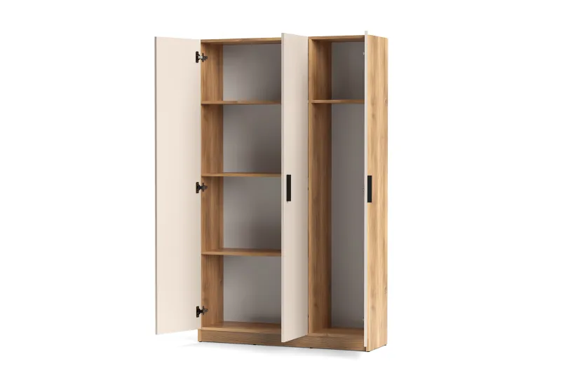 MUEBLE MULTIUSOS 3 PUERTAS ELBA MAUVELLA-BEIG