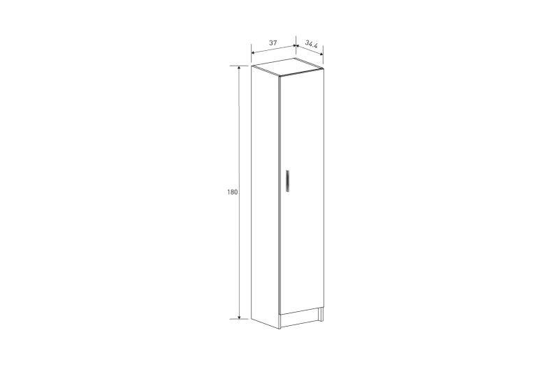 MUEBLE MULTIUSOS 1 PUERTA ELBA MAUVELLA-BEIG