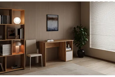 MESA ESTUDIO 1 PUERTA ELBA MAUVELLA-BEIG