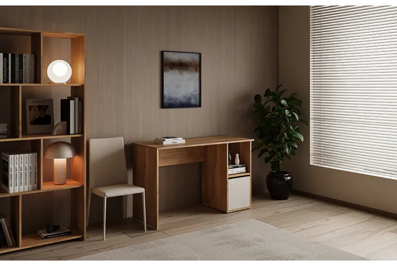 MESA ESTUDIO 1 PUERTA ELBA MAUVELLA-BEIG