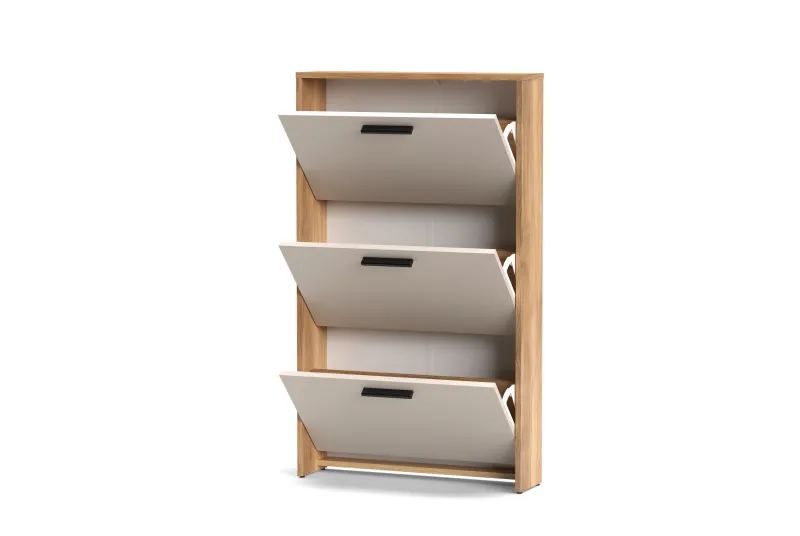 ZAPATERO 3 PUERTAS PATAS ELBA MAUVELLA-BEIG