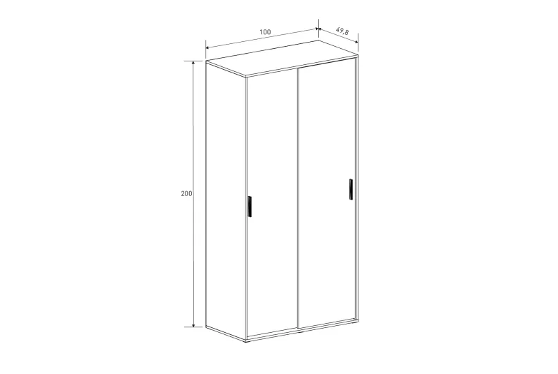 ARMARIO 2P. CORREDERAS ELBA MAUVELLA-BEIG