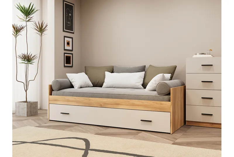 CAMA NIDO C/FRONTAL ELBA MAUVELLA-BEIG