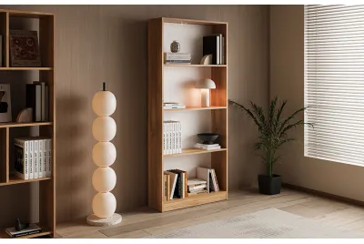 ESTANTERIA 4 BALDAS ELBA MAUVELLA-BEIG