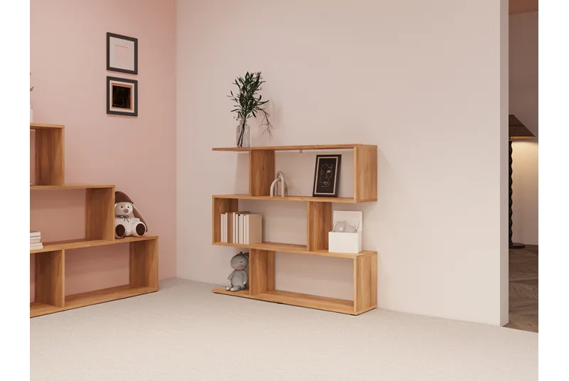 ESTANTERIA ASIMETRICA BAJA ELBA MAUVELLA