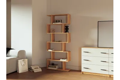 ESTANTERIA ASIMETRICA ALTA ELBA MAUVELLA