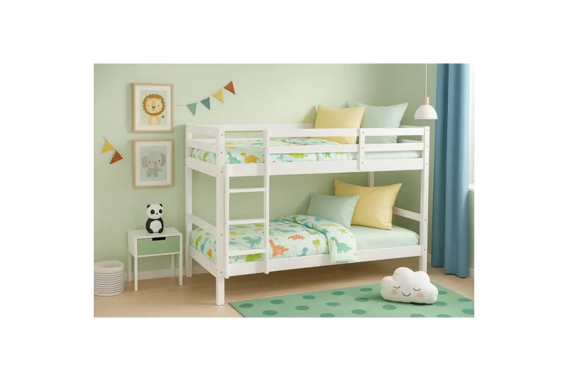 LITERA MADERA OLIVIA BLANCA