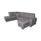 SHAISELONGUE RINCONERA IZDA. AITANA TAP.MALMO 90 GRIS