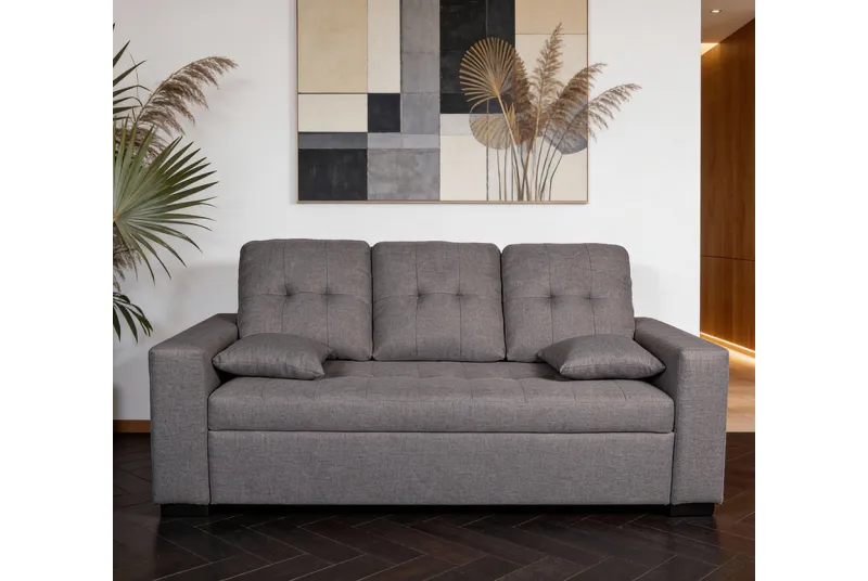SOFA 3 PLAZAS EGEO TAP.MALMO 90 GRIS